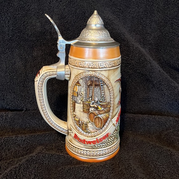 1985 Tomorrow’Treasures A Series Anheuser Beer Stein Collectible #96452 - Picture 4 of 9